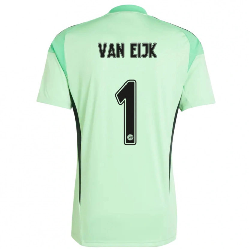 Danxen Kvinder Regina Van Eijk #1 Lysegrøn Sort Målmandstrøje 2025/26 Trøje T-shirt