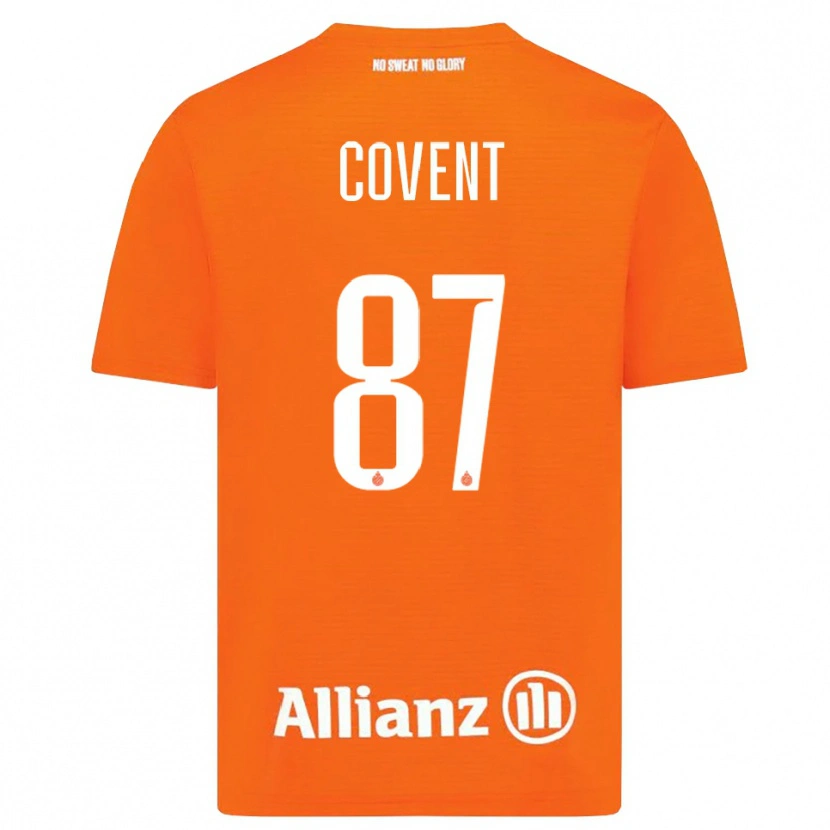 Danxen Kvinder Jorijn Covent #87 Orange Hvid Målmandstrøje 2025/26 Trøje T-shirt