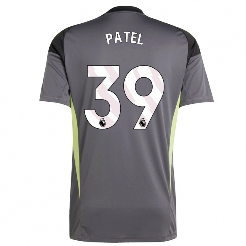 Danxen Kvinder Safia Middleton-Patel #39 Mørkegrå Hvid Målmandstrøje 2025/26 Trøje T-shirt