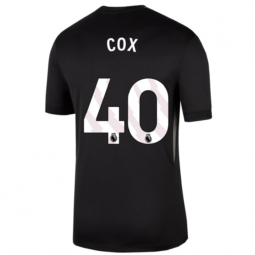 Danxen Kvinder Katie Cox #40 Sort Hvid Målmandstrøje 2025/26 Trøje T-shirt