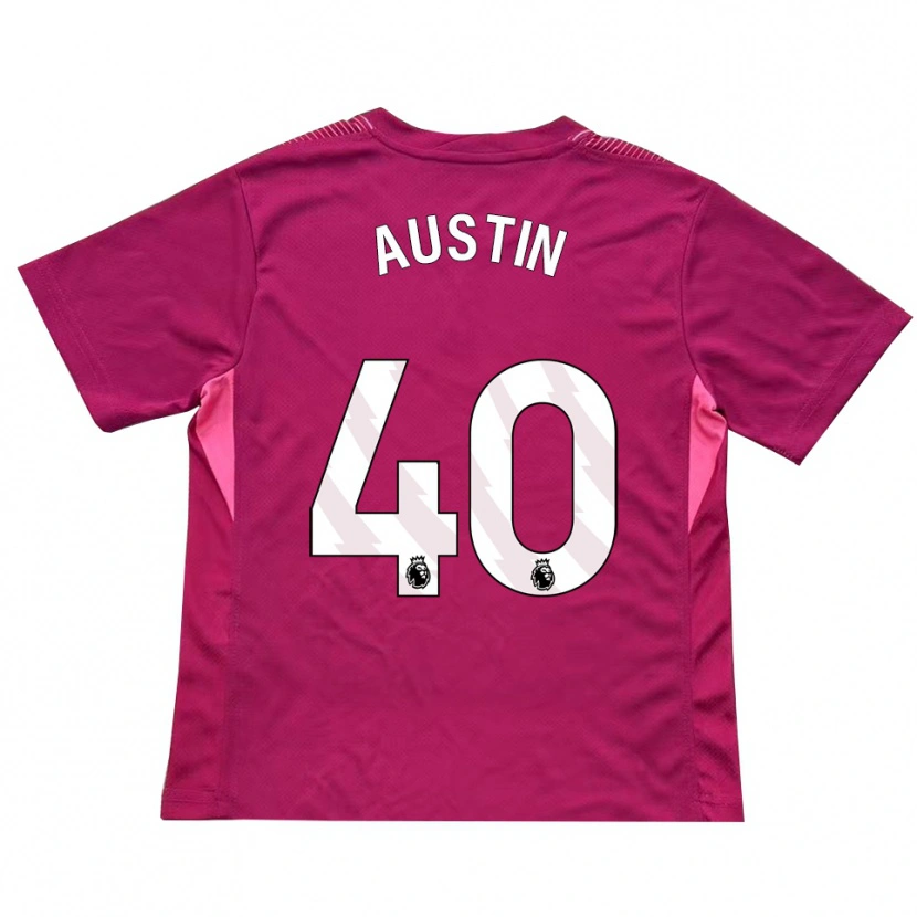 Danxen Kvinder Brandon Austin #40 Rose Hvid Målmandstrøje 2025/26 Trøje T-shirt