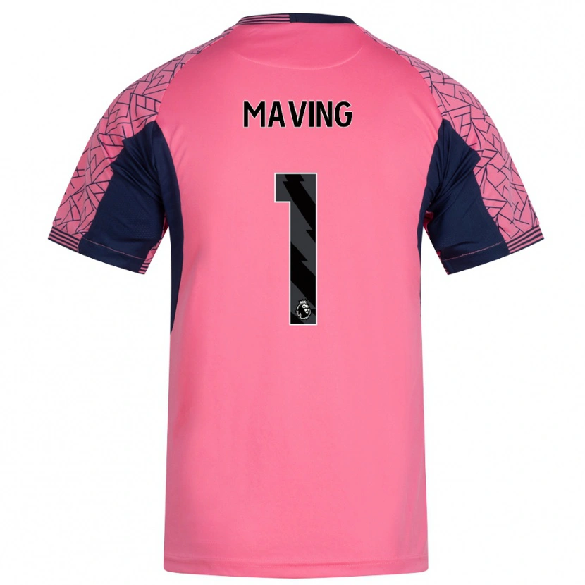 Danxen Kvinder Emily Maving #1 Pink Sort Målmandstrøje 2025/26 Trøje T-shirt