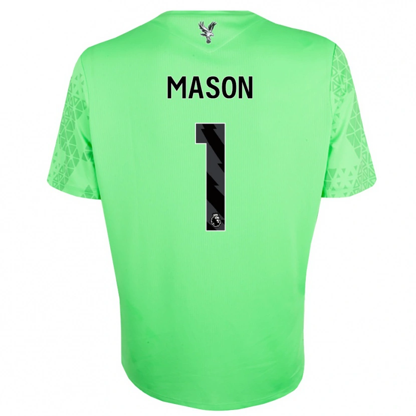 Danxen Kvinder Jack Mason #1 Grøn Sort Målmandstrøje 2025/26 Trøje T-shirt
