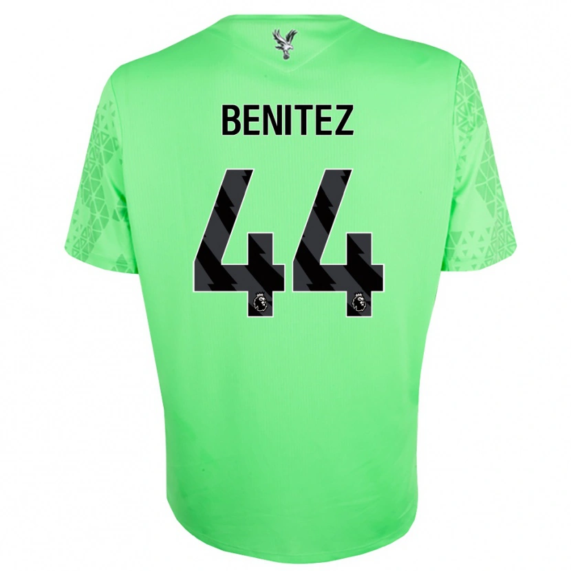 Danxen Kvinder Walter Benítez #44 Grøn Sort Målmandstrøje 2025/26 Trøje T-shirt