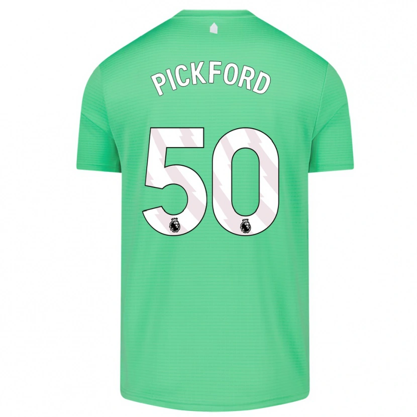 Danxen Kvinder George Pickford #50 Medium Grøn Målmandstrøje 2025/26 Trøje T-shirt