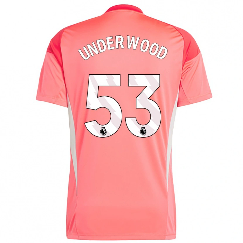 Danxen Kvinder Marco Underwood #53 Rød Hvid Målmandstrøje 2025/26 Trøje T-shirt