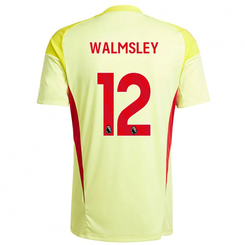 Danxen Kvinder Joseph Walmsley #12 Lysegul Orange Målmandstrøje 2025/26 Trøje T-shirt