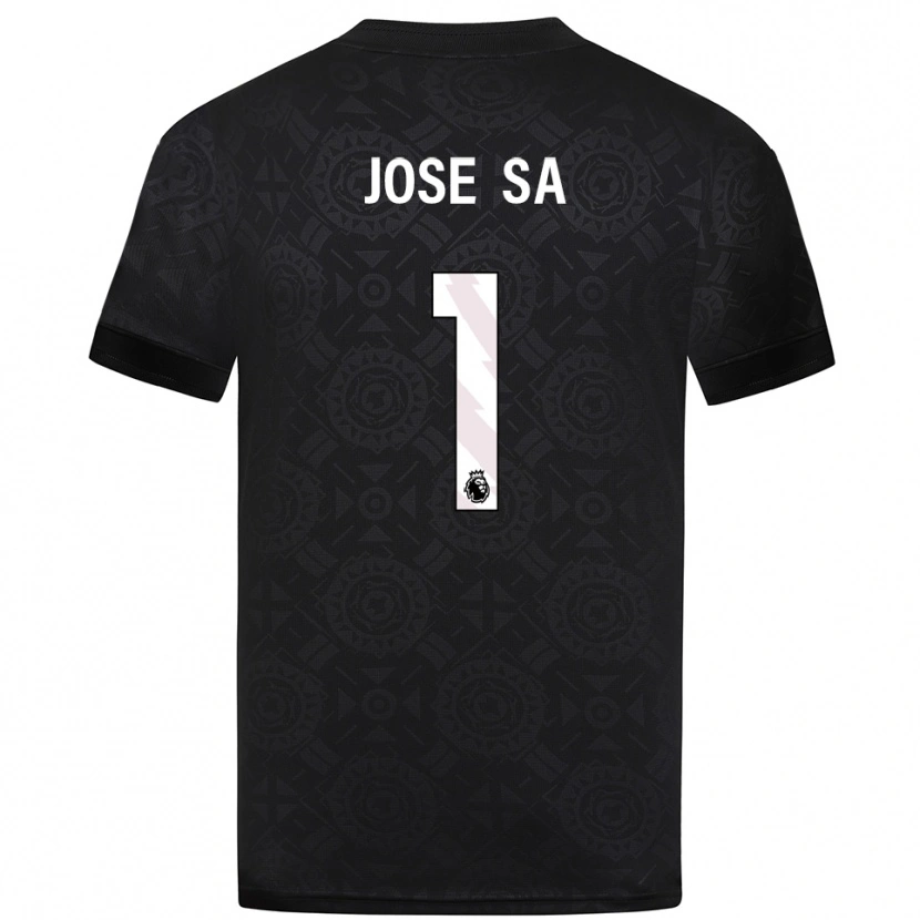 Danxen Kvinder José Sá #1 Sort Hvid Målmandstrøje 2025/26 Trøje T-shirt