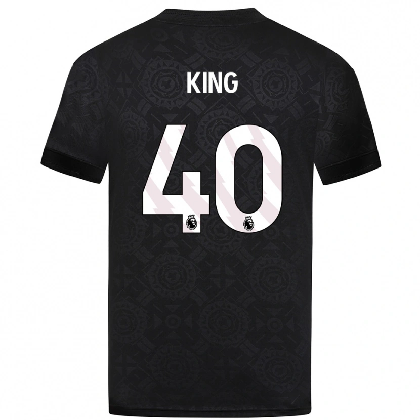 Danxen Kvinder Tom King #40 Sort Hvid Målmandstrøje 2025/26 Trøje T-shirt