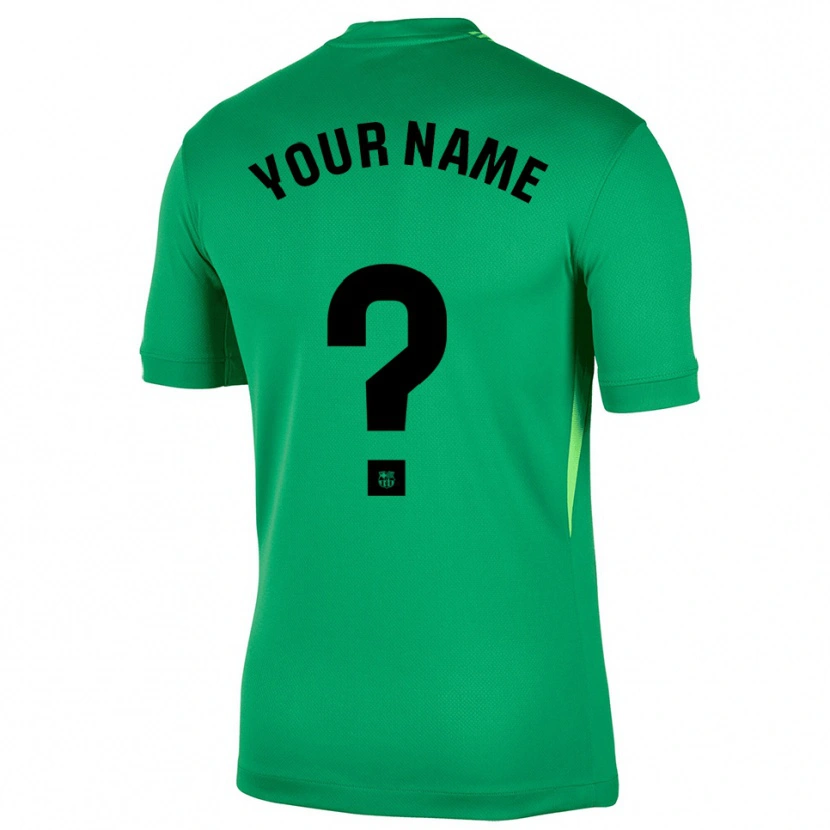 Danxen Kvinder Barcelona Grøn Sort Målmandstrøje 2025/26 Trøje T-shirt