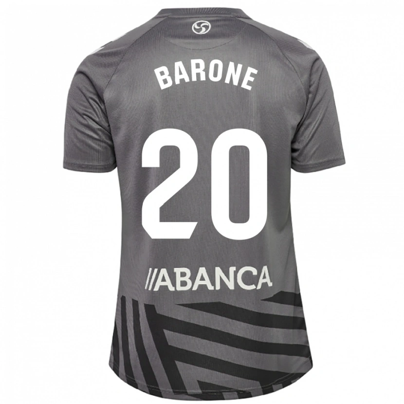 Danxen Kvinder Caio Barone #20 Mørk Grå Sort Målmandstrøje 2025/26 Trøje T-shirt
