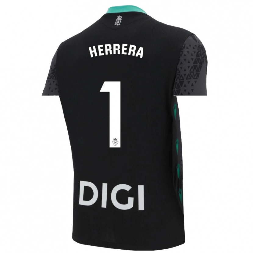 Danxen Kvinder Sergio Herrera #1 Mørk Grå Sort Målmandstrøje 2025/26 Trøje T-shirt
