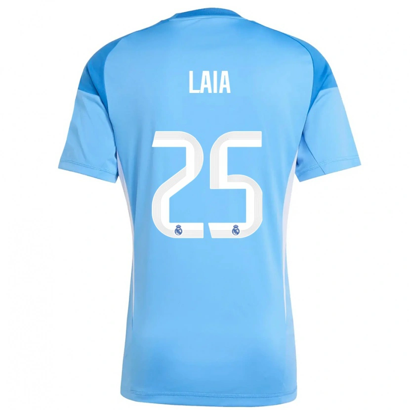 Danxen Kvinder Laia López De La Morena #25 Lyseblå Hvid Målmandstrøje 2025/26 Trøje T-shirt