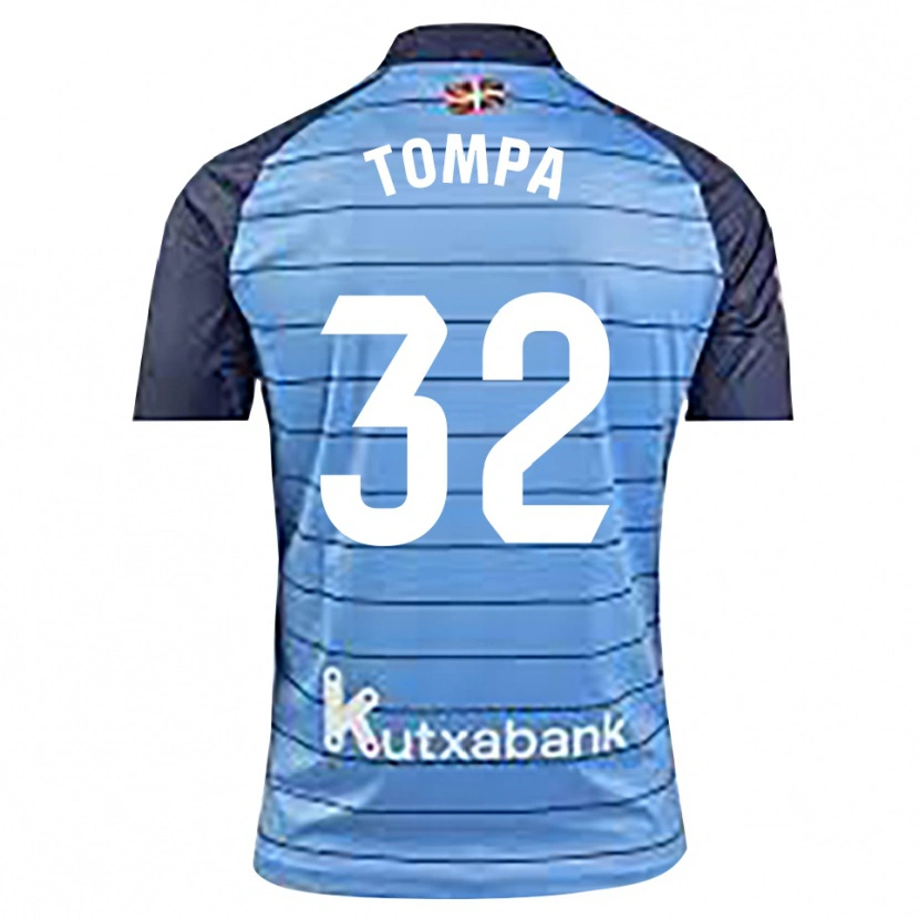 Danxen Kvinder Ákos Tompa #32 Marineblå Målmandstrøje 2025/26 Trøje T-shirt
