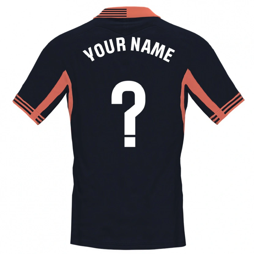 Danxen Kvinder Villarreal CF Sort Hvid Orange Målmandstrøje 2025/26 Trøje T-shirt