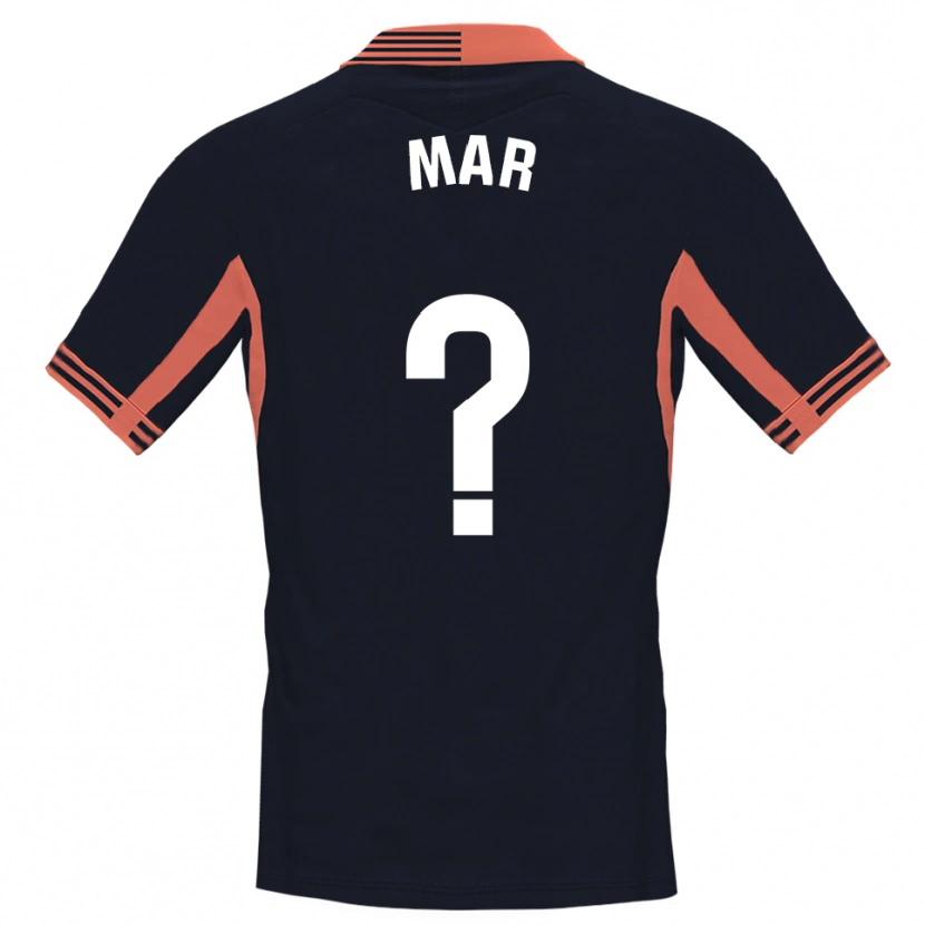 Danxen Kvinder Mar Segarra Casanova #0 Sort Hvid Orange Målmandstrøje 2025/26 Trøje T-shirt