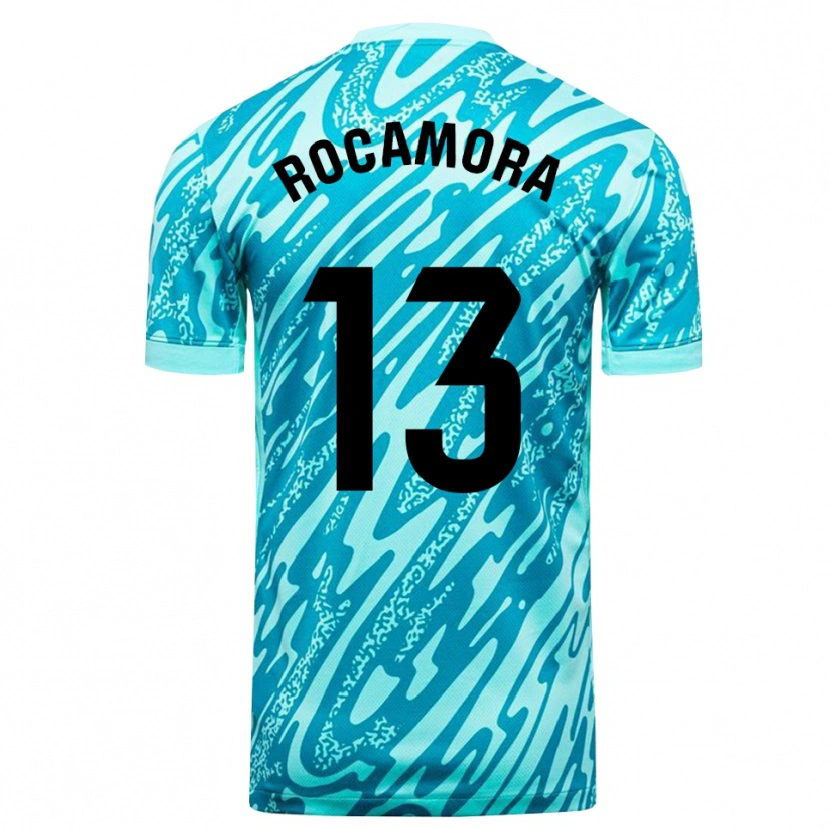 Danxen Kvinder María Rocamora Díaz #13 Lyseblå Hvid Målmandstrøje 2025/26 Trøje T-shirt