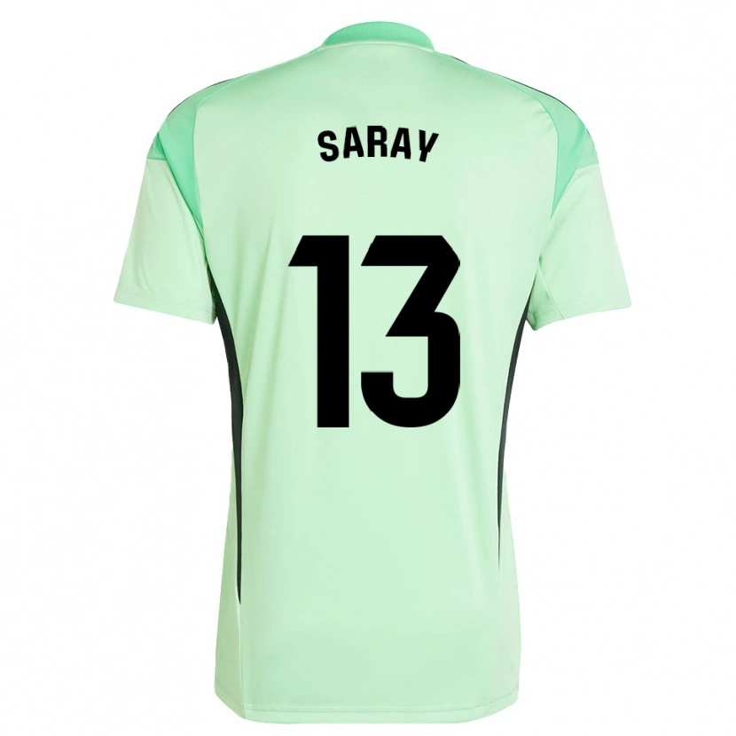 Danxen Kvinder Saray Vázquez Alonso #13 Lys Grøn Sort Målmandstrøje 2025/26 Trøje T-shirt