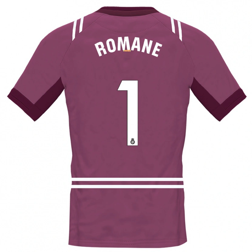Danxen Kvinder Romane Salvador #1 Bordeaux Hvid Målmandstrøje 2025/26 Trøje T-shirt