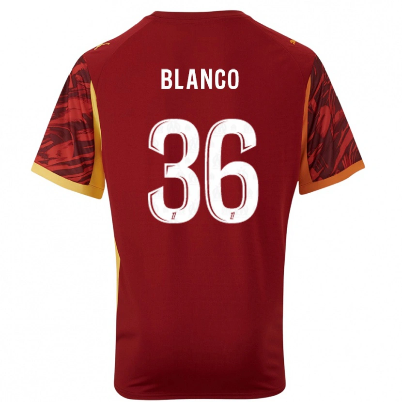 Danxen Kvinder Rubén Blanco #36 Bordeaux Brun Målmandstrøje 2025/26 Trøje T-shirt