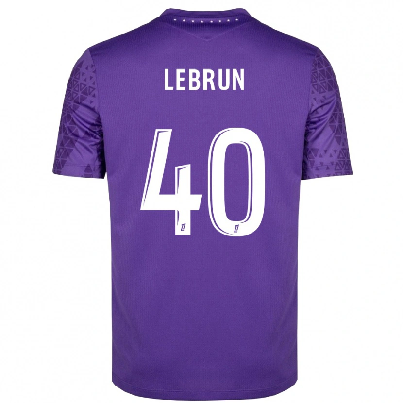Danxen Kvinder Lisa Lebrun #40 Lilla Hvid Målmandstrøje 2025/26 Trøje T-shirt