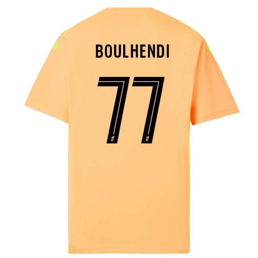 Danxen Kvinder Teddy Boulhendi #77 Lys Orange Sort Målmandstrøje 2025/26 Trøje T-shirt