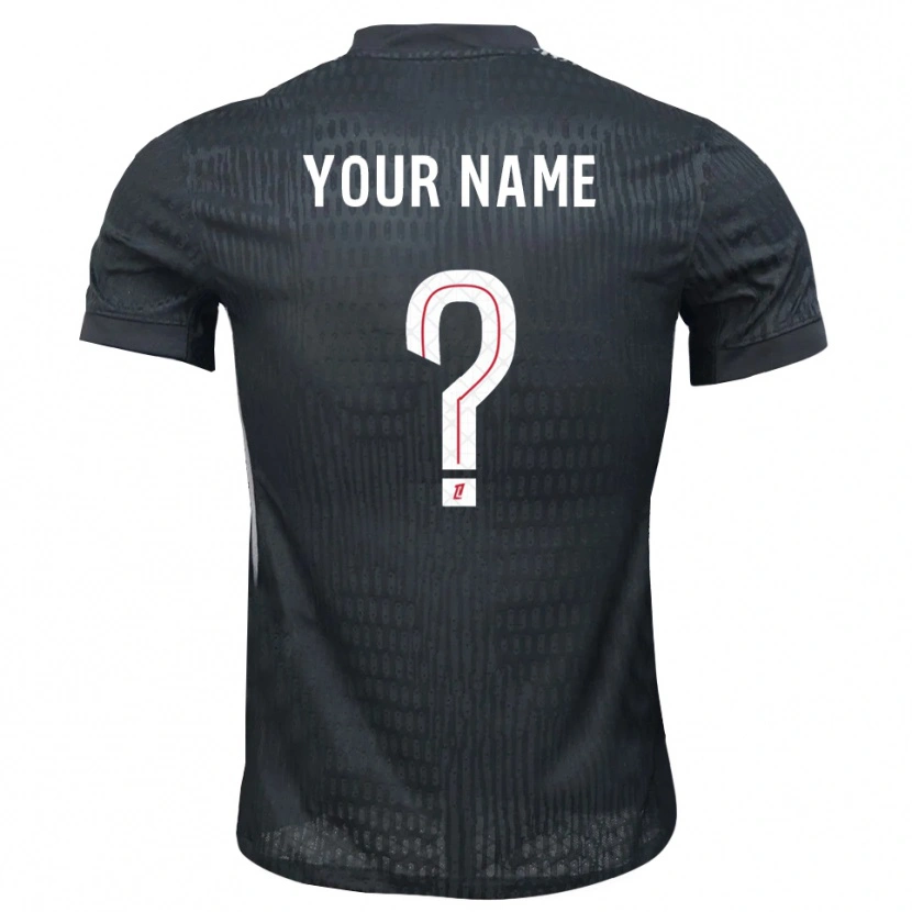 Danxen Kvinder Paris Saint-Germain Mørk Grå Sort Målmandstrøje 2025/26 Trøje T-shirt