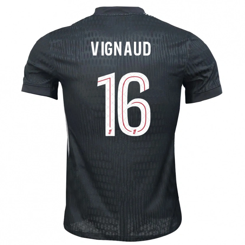 Danxen Kvinder Arthur Vignaud #16 Mørk Grå Sort Målmandstrøje 2025/26 Trøje T-shirt