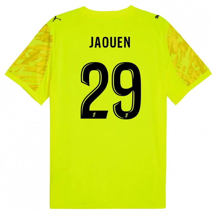 Danxen Kvinder Ewen Jaouen #29 Fluorescerende Grøn Gul Målmandstrøje 2025/26 Trøje T-shirt