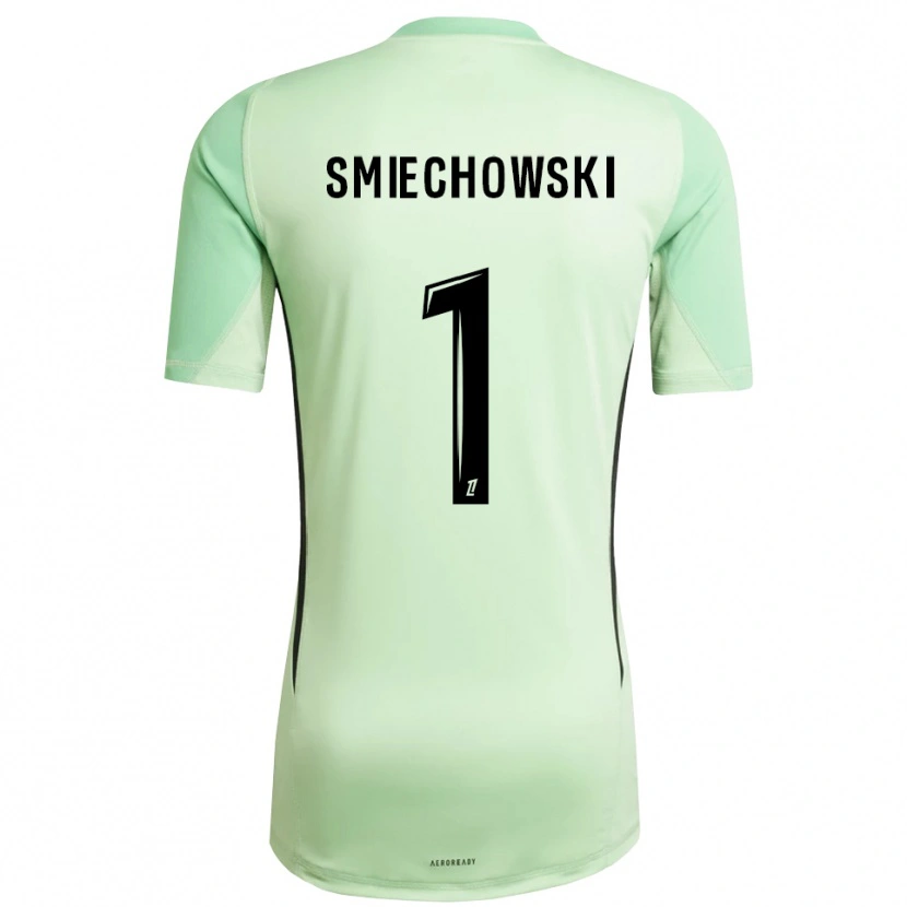 Danxen Kvinder Artur Smiechowski #1 Lys Grøn Sort Målmandstrøje 2025/26 Trøje T-shirt