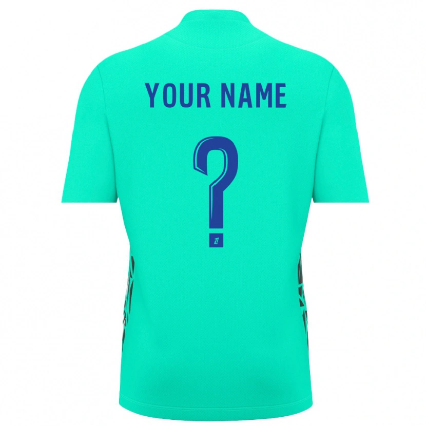 Danxen Kvinder AJ Auxerre Akva-Blå Målmandstrøje 2025/26 Trøje T-shirt