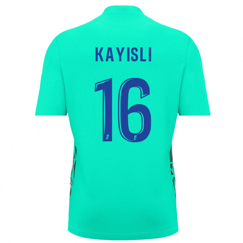 Danxen Kvinder Mehmet Kayisli #16 Akva-Blå Målmandstrøje 2025/26 Trøje T-shirt