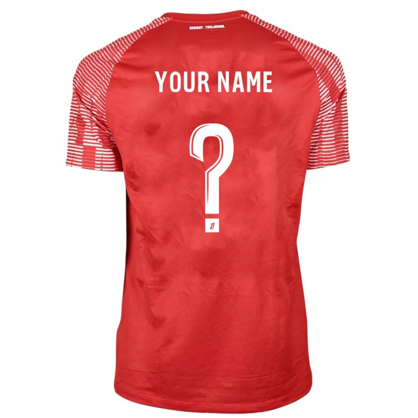 Danxen Kvinder Angers SCO Rød Hvid Målmandstrøje 2025/26 Trøje T-shirt