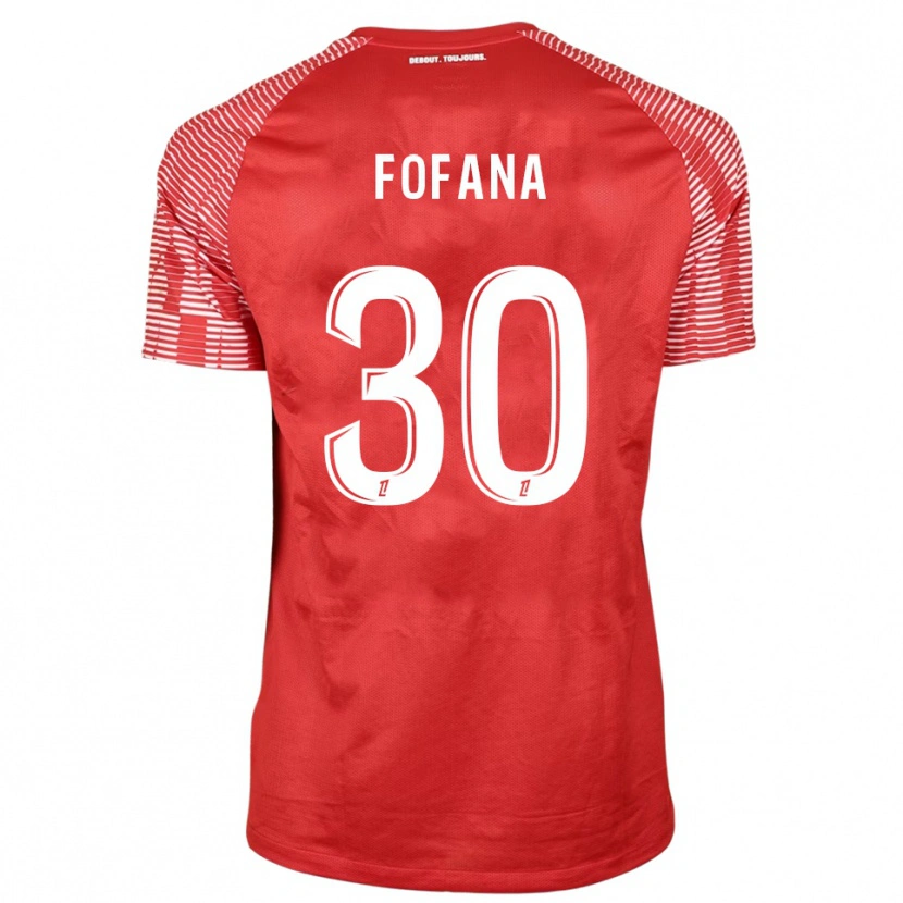 Danxen Kvinder Yahia Fofana #30 Rød Hvid Målmandstrøje 2025/26 Trøje T-shirt