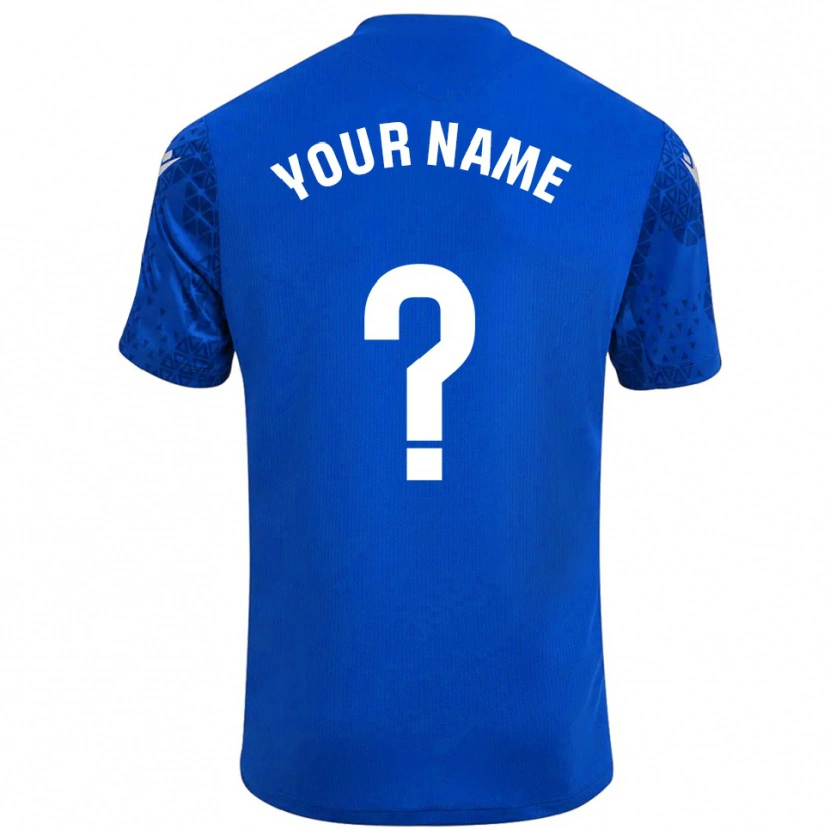 Danxen Kvinder Cadiz CF Blå Hvid Målmandstrøje 2025/26 Trøje T-shirt