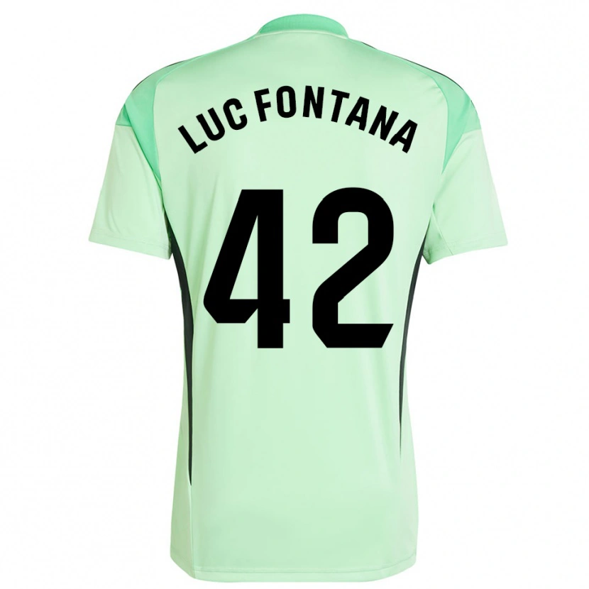 Danxen Kvinder Jean Luc Fontana #42 Lys Orange Sort Målmandstrøje 2025/26 Trøje T-shirt