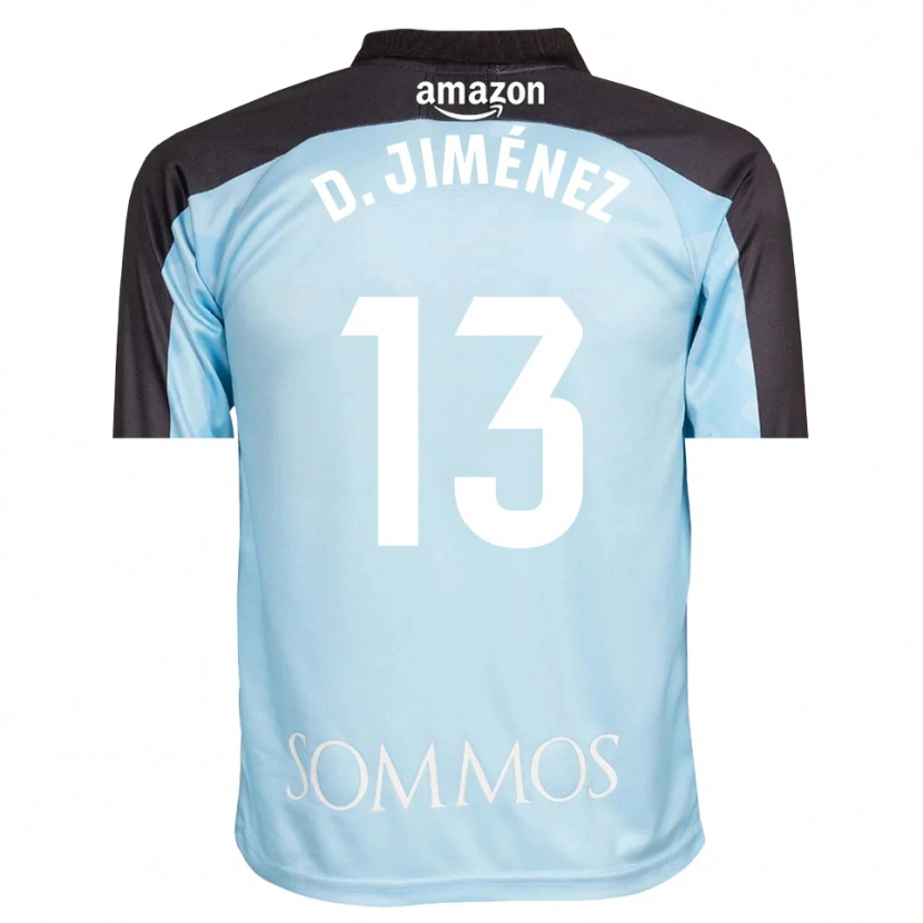 Danxen Kvinder Dani Jiménez #13 Lyseblå Sort Målmandstrøje 2025/26 Trøje T-shirt