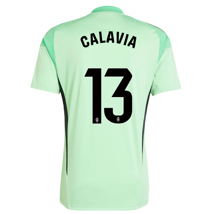 Danxen Kvinder Carlos Calavia #13 Mellem Forårs Grøn Målmandstrøje 2025/26 Trøje T-shirt