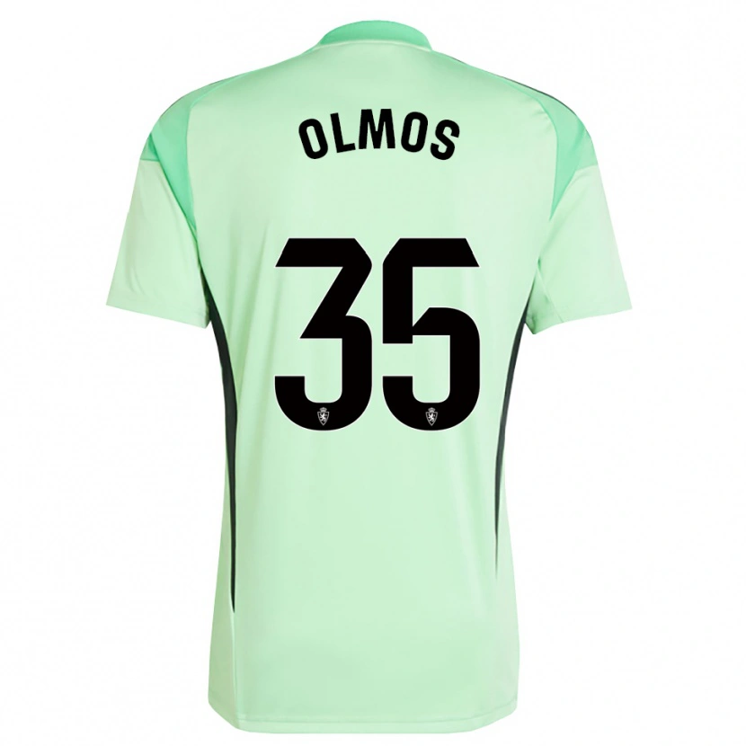 Danxen Kvinder Lucas Olmos #35 Mellem Forårs Grøn Målmandstrøje 2025/26 Trøje T-shirt