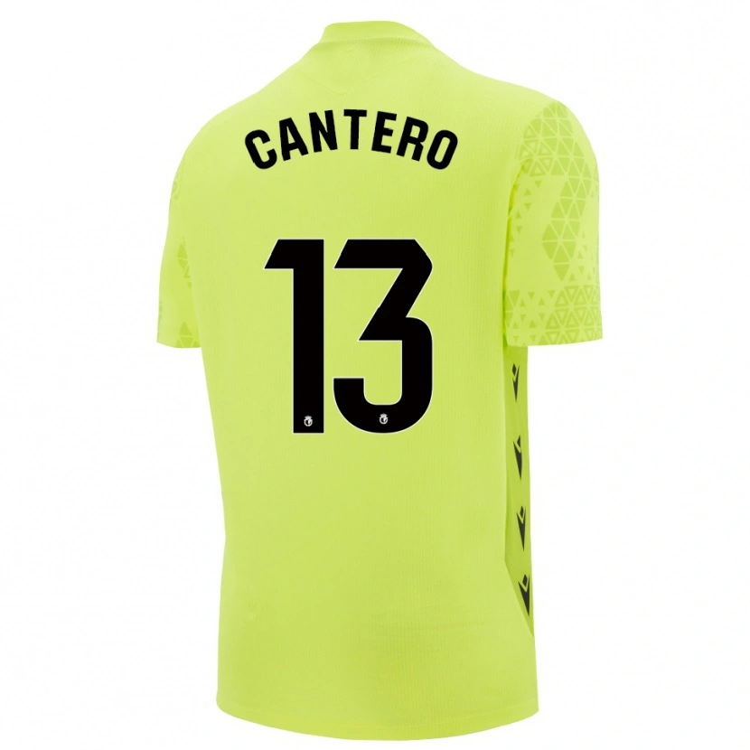Danxen Kvinder Ander Cantero #13 Gul Grøn Sort Målmandstrøje 2025/26 Trøje T-shirt