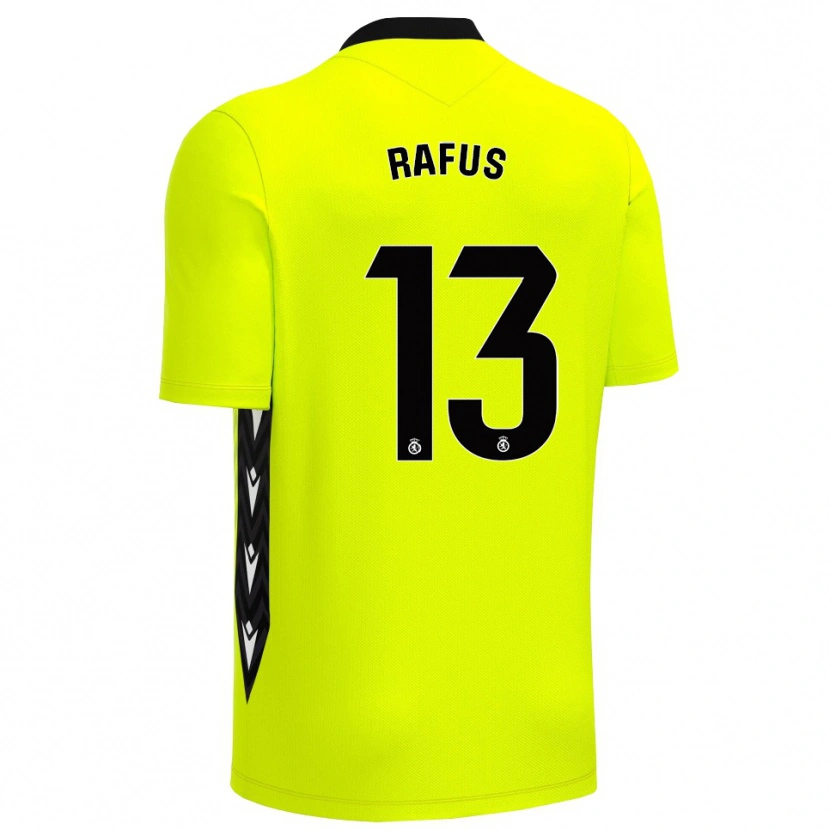 Danxen Kvinder Arnau Rafús #13 Gul Grøn Sort Målmandstrøje 2025/26 Trøje T-shirt
