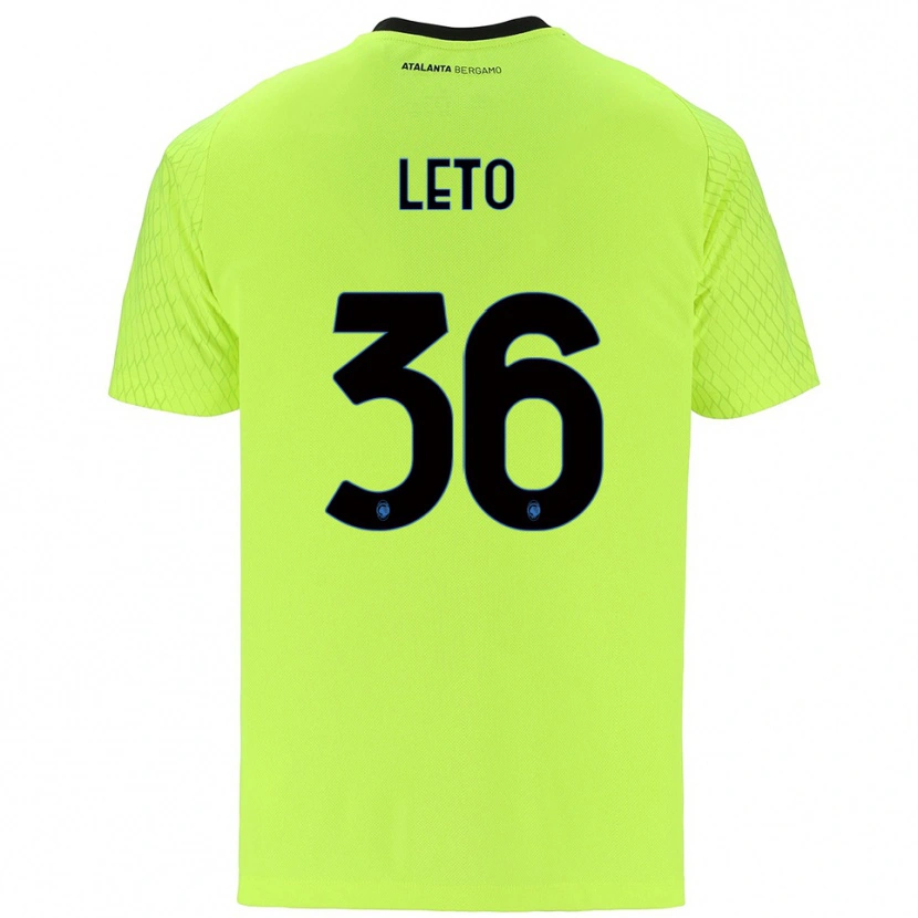 Danxen Kvinder Manuel Leto #36 Gul Grøn Rød Målmandstrøje 2025/26 Trøje T-shirt