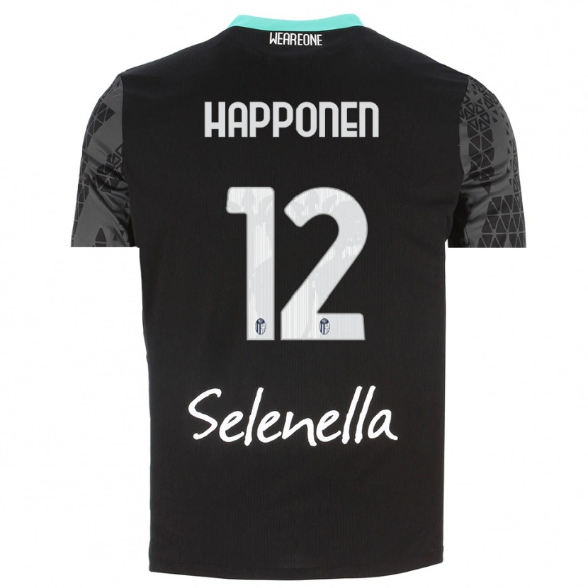 Danxen Kvinder Ukko Happonen #12 Grå Sort Hvid Målmandstrøje 2025/26 Trøje T-shirt