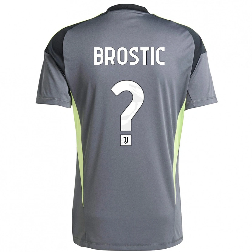 Danxen Kvinder Gabriel Brostic #0 Mørkegrå Hvid Målmandstrøje 2025/26 Trøje T-shirt
