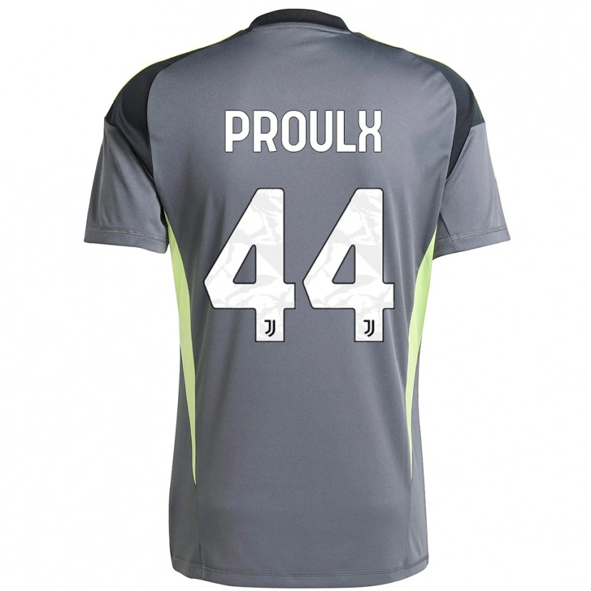 Danxen Kvinder Lysianne Proulx #44 Mørkegrå Hvid Målmandstrøje 2025/26 Trøje T-shirt