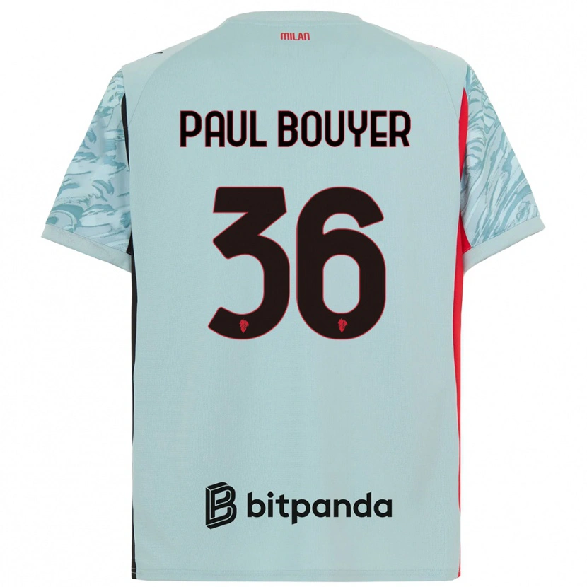 Danxen Kvinder Léo Paul Bouyer #36 Lyseblå Rød Målmandstrøje 2025/26 Trøje T-shirt