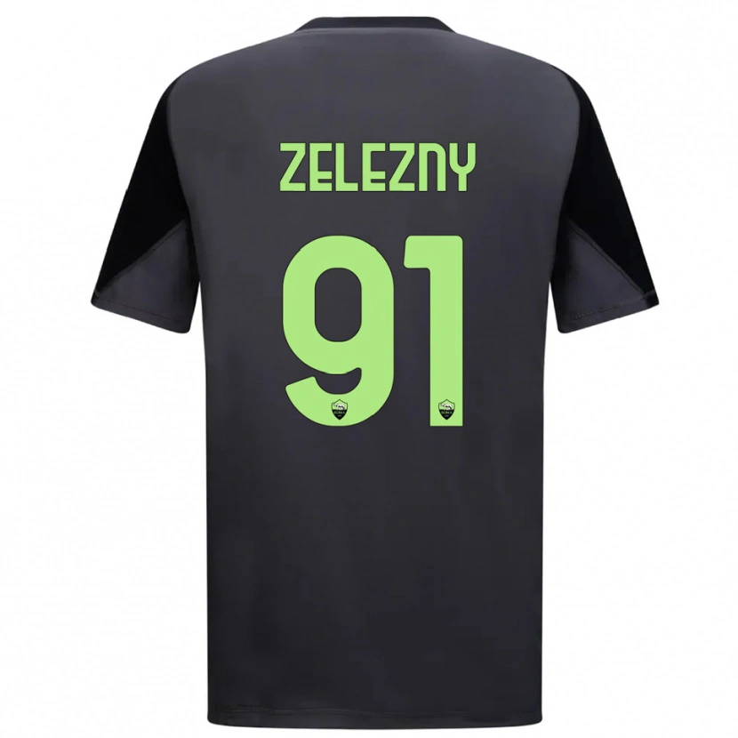 Danxen Kvinder Radoslaw Zelezny #91 Sort Lysegrøn Målmandstrøje 2025/26 Trøje T-shirt