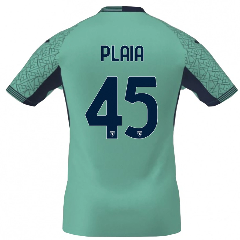 Danxen Kvinder Francesco Plaia #45 Blå Lagune Målmandstrøje 2025/26 Trøje T-shirt