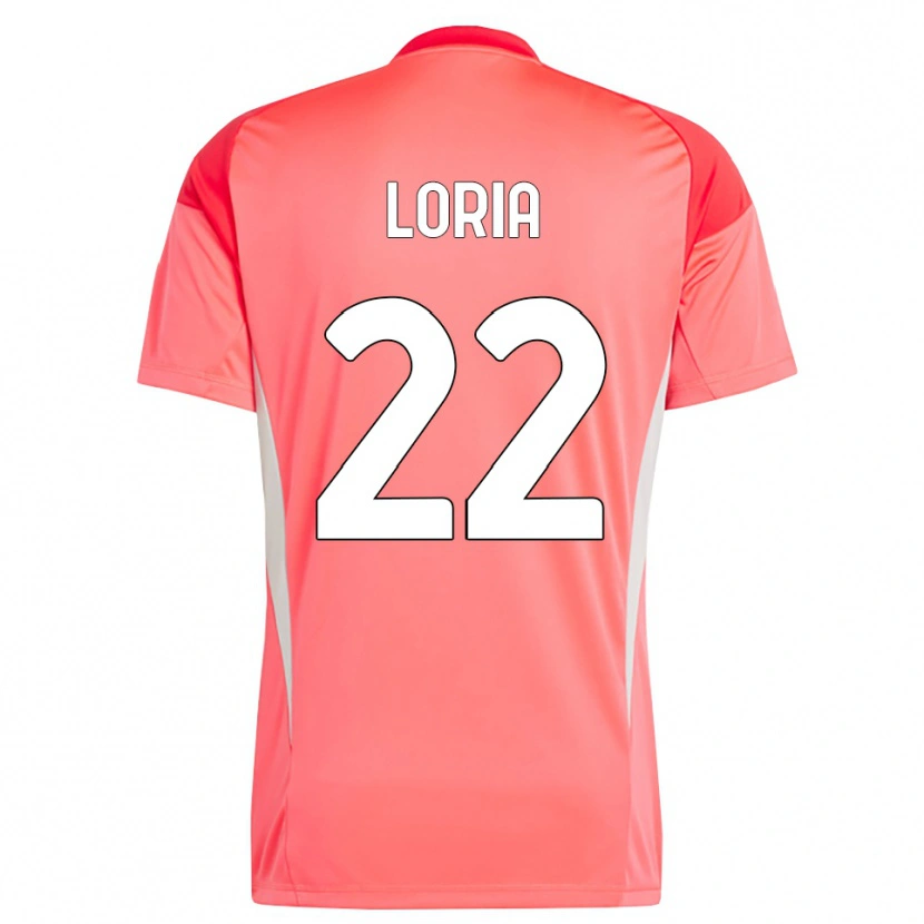 Danxen Kvinder Leonardo Loria #22 Rød Hvid Målmandstrøje 2025/26 Trøje T-shirt