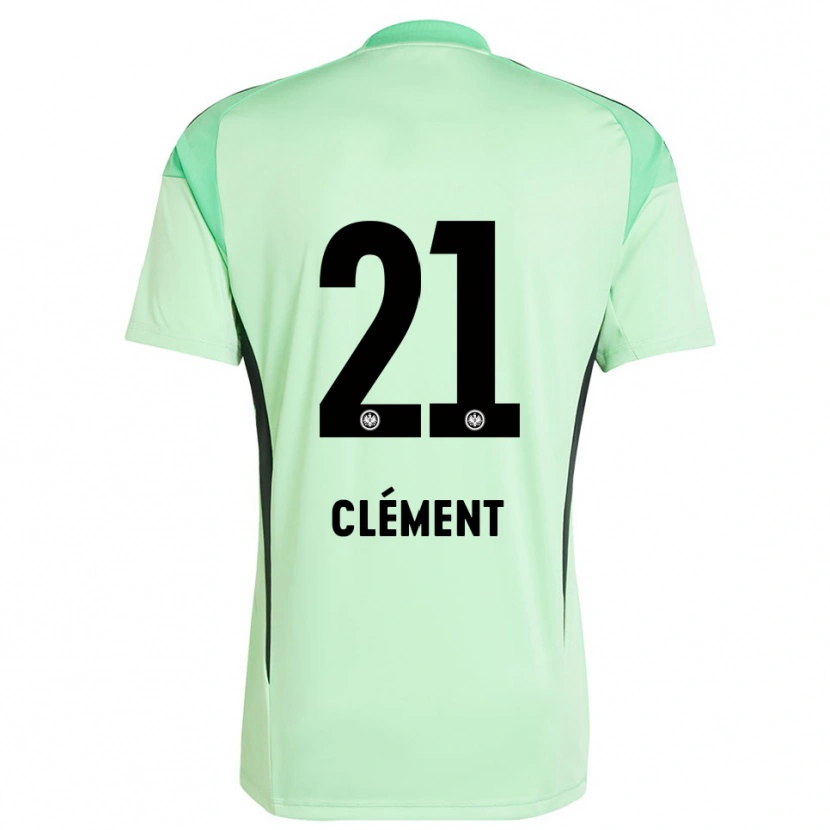 Danxen Kvinder Noah Clément #21 Lys Grøn Sort Målmandstrøje 2025/26 Trøje T-shirt